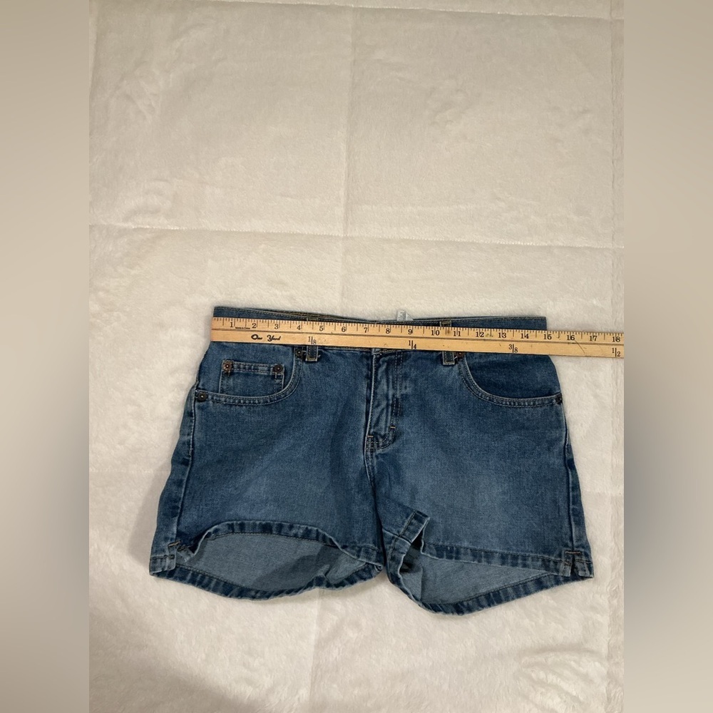 Classic Blue Denim Women's Shorts - Picture 4 of 6